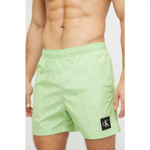 Calvin Klein Kratke hlače za kupanje boja: zelena