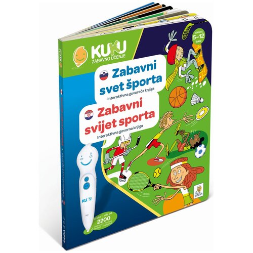 Kuku Interaktivna knjiga - Zabavni svijet sporta (bez olovke) Slike