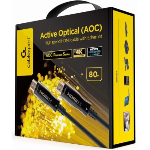 Gembird CCBP-HDMI-AOC-80M-02 Active Optical (AOC) High speed HDMI cable with Ethernet Premium 80m Cene