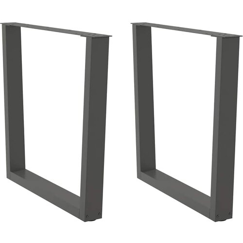  Noge za blagovaonski stol V-oblika 2 kom antracit 80 x (72-73,3) cm čelik Cijene