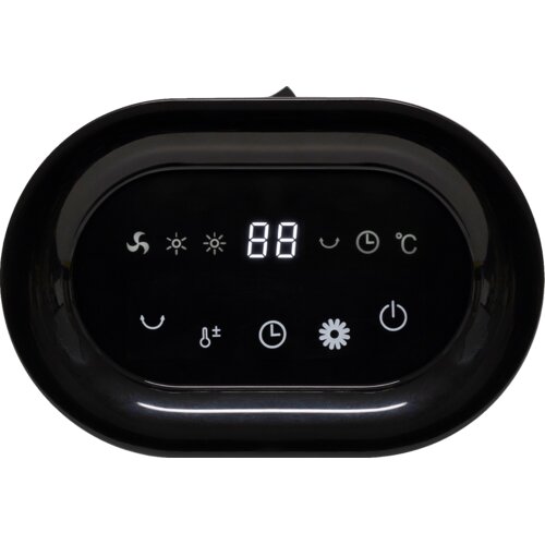 Home FK 55 Keramička grejalica 1000/1500W digitalni termostat, Bela Slike