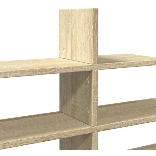  Zidna polica boja hrasta 124,5x18x60,5 cm konstruirano drva Slike