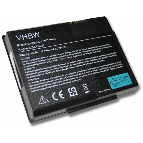 VHBW Baterija za Acer Aspire 2002 / 2012 / 2022, 4400 mAh