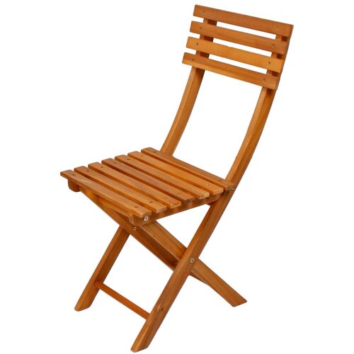 Garden Pleasure Vrtni stol iz masivnega lesa v naravni barvi Alameda &amp;ndash; Slike
