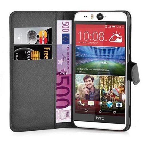 Cadorabo Ohi&scaron;je, združljivo z HTC Desire EYE v oksidna črna - Za&scaron;čitni ovitek z magnetnim zapiranjem, stoječo funkcijo in režo za kartice, (20550394) Cene