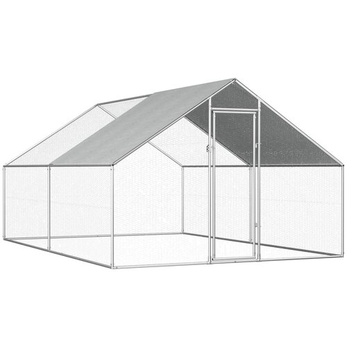 VidaXL Zunanji koko&amp;scaron;njak 2,75x4x1,92 m pocinkano jeklo Slike