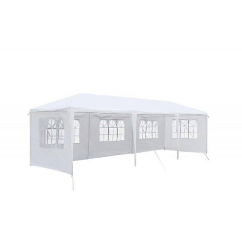 Tenda 3x9m sa bocnim stranama-bela Cene