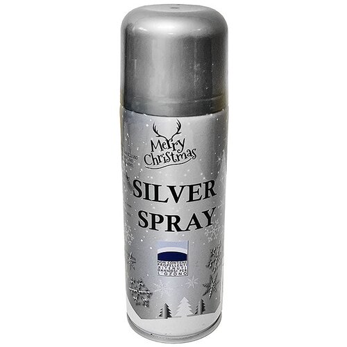 Srebrni dekorativni sprej 250 ml &amp;ndash; sjaj i elegancija dekoracijama Slike