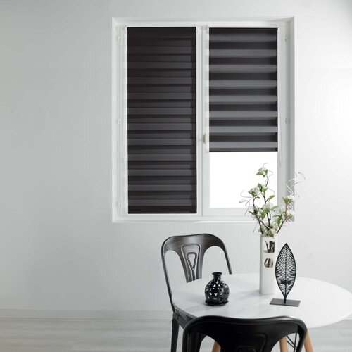 Douceur d intérieur Črn tekstilni zatemnitveni rolo 60x90 cm Daynight – Cene
