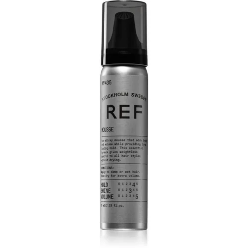 REF Styling luksuzna pjena za volumen za dugotrajno učvršćivanje 75 ml