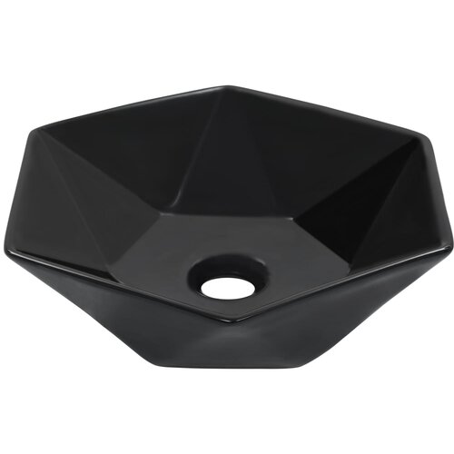 vidaXL Umivaonik 41 x 36,5 x 12 cm keramički crni Cijene