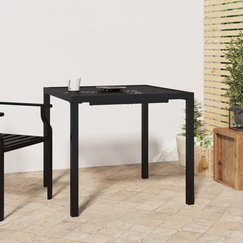 VidaXL Vrtni stol antracit 80 x 80 x 72 cm čelični Slike