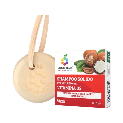 Optima Naturals Colours of Life Vitamin B5 Solid Shampoo
