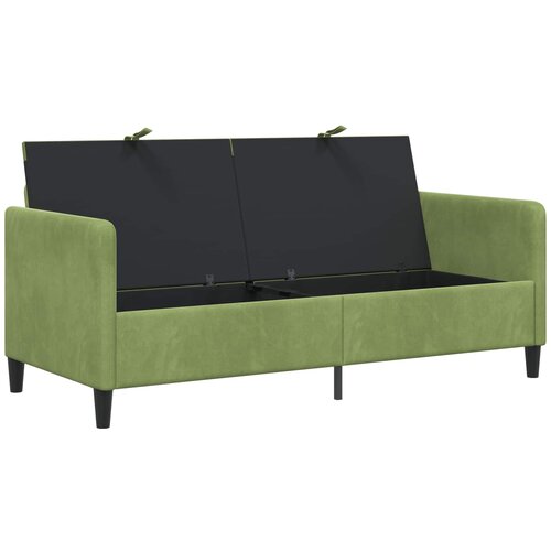 SOFA s pohranom Svijetlo zelena 172 x 78 x 87 cm Poliester Slike