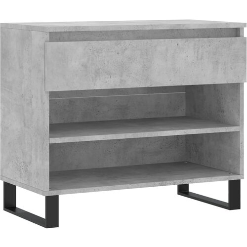 Maison Chic Omarica za obutev - Kopa za čevlje betonsko siva 70x36x60 cm inženirski les, (21777395) Slike