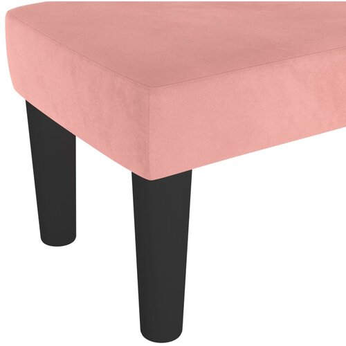  Klupa ružičasti 100x30x30 cm bar&amp;scaron;unasti Slike