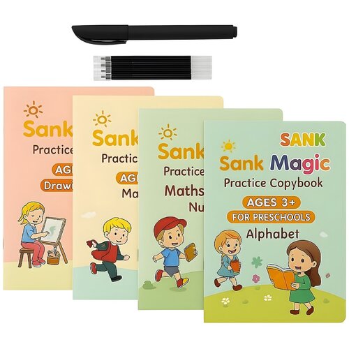  Set bilježnica za djecu - Vi&amp;scaron;ebojni / Bez ručke KP37067 Slike