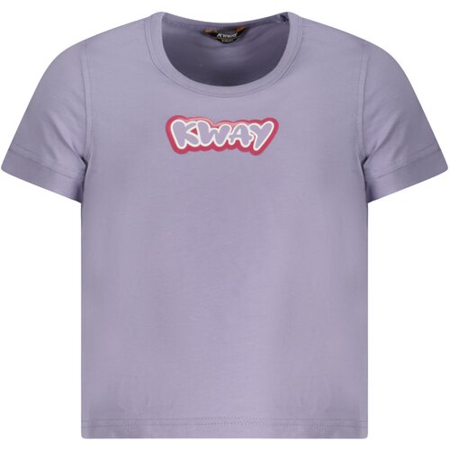 K-Way T-SHIRT SHORT SLEEVES GIRL PURPLE Slike