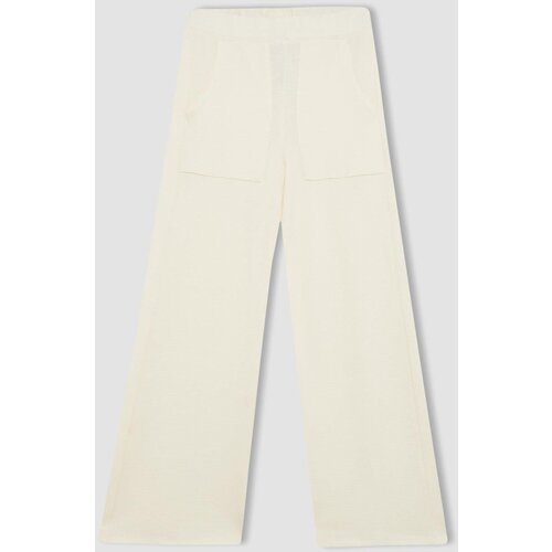 Defacto Girl's Wide Leg Wide Slit Trousers Slike