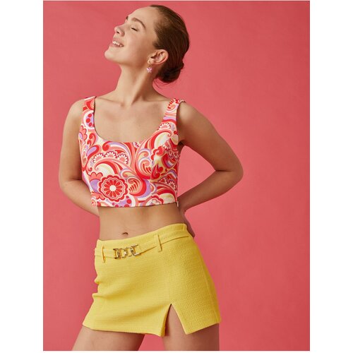 Koton Shorts - Yellow - Normal Waist Slike