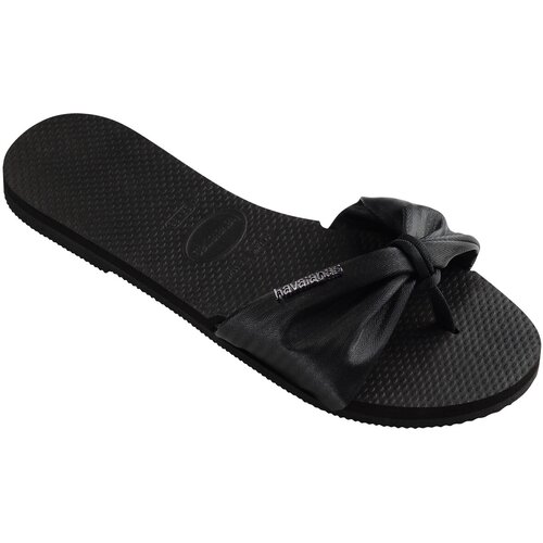 Havaianas Natikači YOU ST TROPEZ SHINE CLASSIC Črna Cene