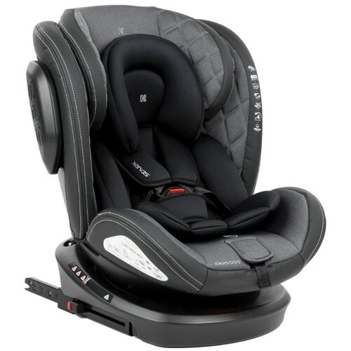 Kikka Boo autosedište Stark Dark Grey, 0-36kg Isofix Cene