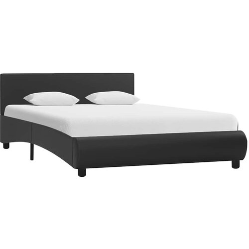  Okvir za krevet od umjetne kože s LED svjetlom crni 120x200 cm Cene