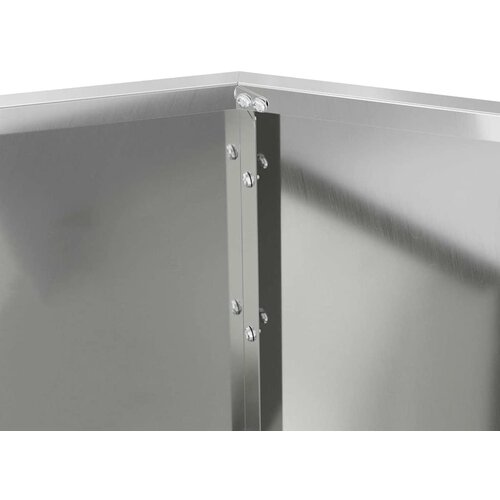  Sadilica Srebrno 100 x 100 x 80 cm Cinkani čelik Slike