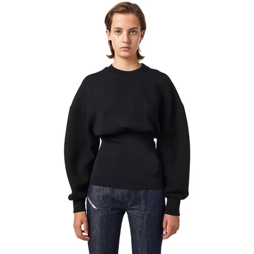 Diesel Sweatshirt - FBELTANA SWEATSHIRT black Slike