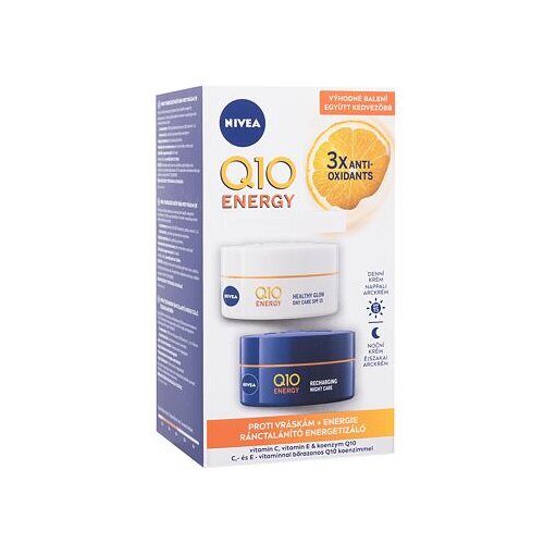 Nivea Q10 Energy Duo Pack dnevna krema za obraz 50 ml za ženske Slike