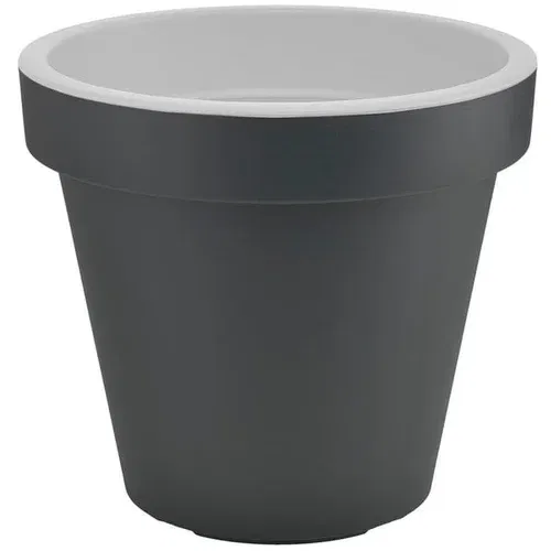 Gardenico sivo-bijela tegla Metro Twist, ø 29,5 cm