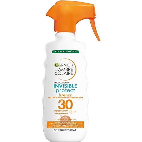 Garnier Ambre Solaire Sprej za samopotamnjivanje Invisible Protect Bronze SPF 30, 300ml Cene