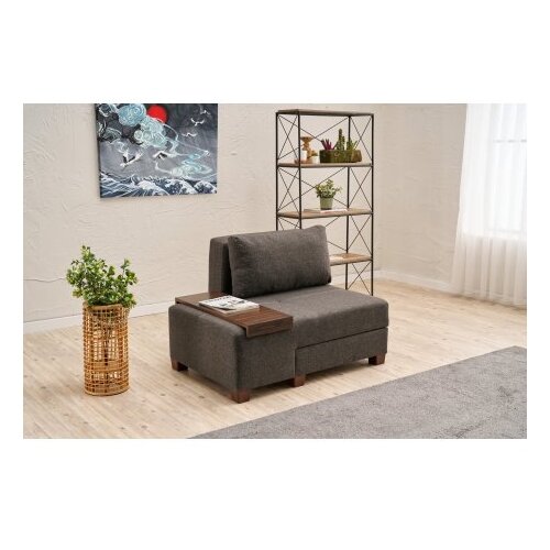 Atelier Del Sofa fotelja na razvlačenje perenna linen left anthracite Cene