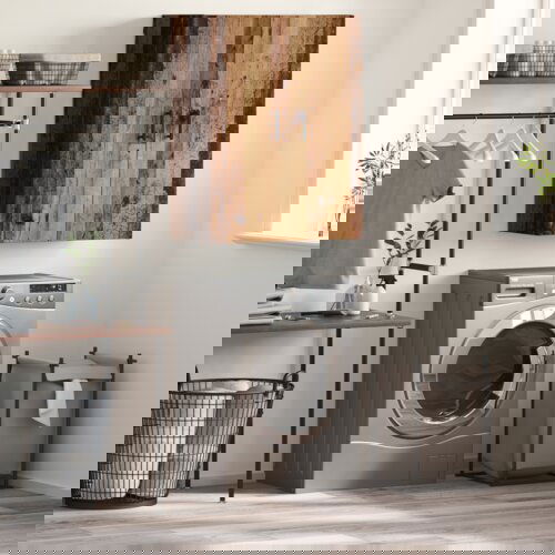 VidaXL Stenska omara Star les 69,5 x 34 x 90 cm Konstruiran les Slike