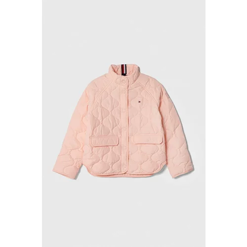 Tommy Hilfiger Dječja jakna boja: ružičasta