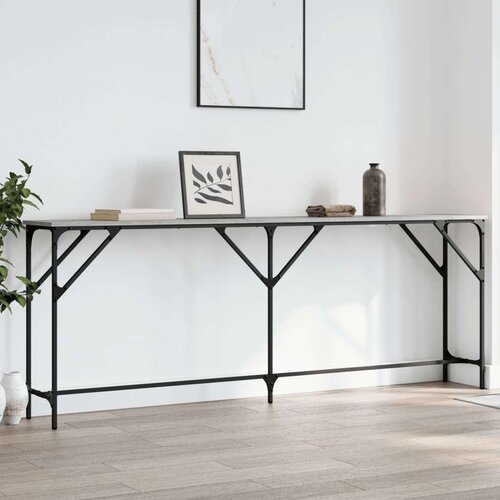  Konzolni stol boja hrasta sonome 200x29x75 cm konstruirano drvo Slike