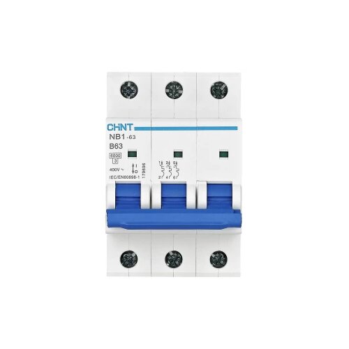 Chint 179695 NB1-63 3P B6 6kA DB zaštitna sklopka za vodove 3-polni 6 A 240 V, 415 V Cijene