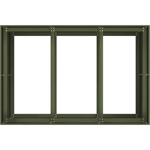 VidaXL Sadilica maslinastozelena 120x80x80 cm od čelika Slike