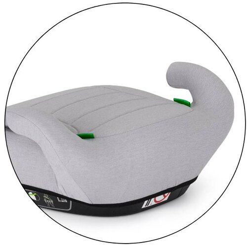 Petite&amp;amp;Mars booster autosjedalica Zuno (125-150 cm) bez Isofix-a, Gentle Grey Slike