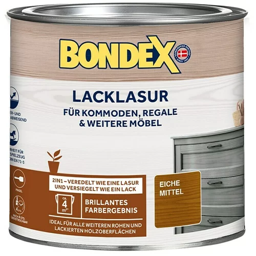 BONDEX Lazura (Hrast, 375 ml, Svilenkasti sjaj)