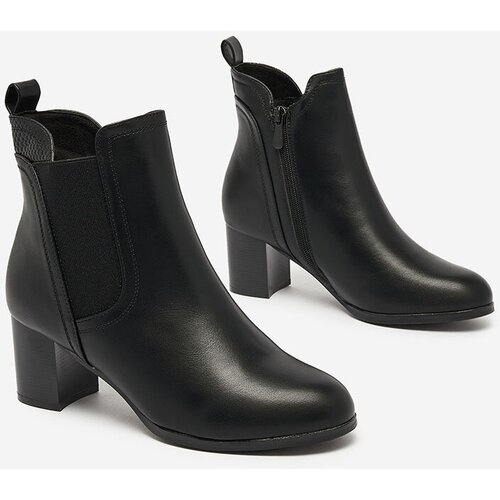 Resti Black women's low stiletto boots Nejery Cene