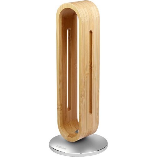 Logilink držač za slu&scaron;alice bamboo, svetlo braon Cene
