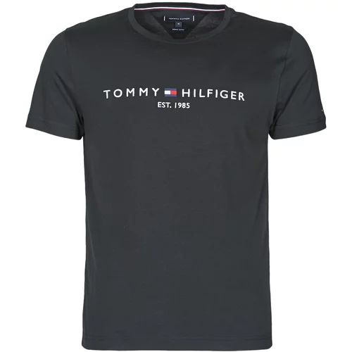 Tommy Hilfiger Majice s kratkimi rokavi CORE TOMMY LOGO Črna