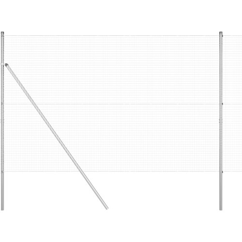 vidaXL Varjen Žični Ograjo z 13 Stebri 1.6x25 m Pocinkano Jeklo, (22110804) Cene