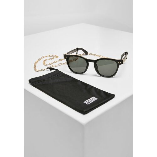Urban Classics Accessoires Sunglasses Italy with chain black/gold/gold Cene