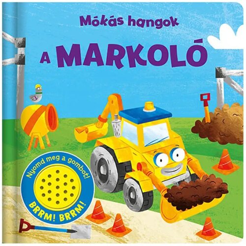  zabavne zvukove - knjiga za bebe s bagerom Cene