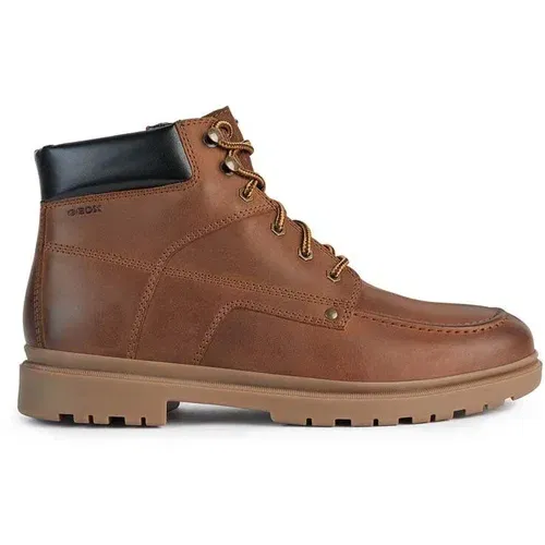 Geox Kožne cipele U ANDALO B za muškarce, boja: smeđa, U26DDB 00045 C6003