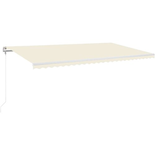 vidaXL Avtomatsko zložljiva tenda 600x350 cm krem, (20728796) Cene