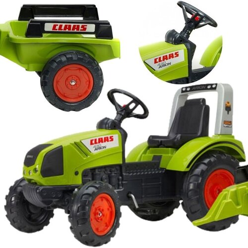 Falk Claas veliki traktor na pedale s prikolicom 3+ Slike