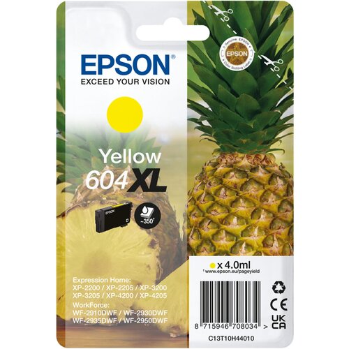 Epson Originalna kartu&amp;scaron;a s črnilom Single Pack Yellow 604Xl, (22112293) Slike